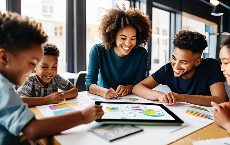 피규어 크라우드펀딩 성공 사례 - **A diverse group of individuals collaboratively bringing a creative project to life through crowdfu...